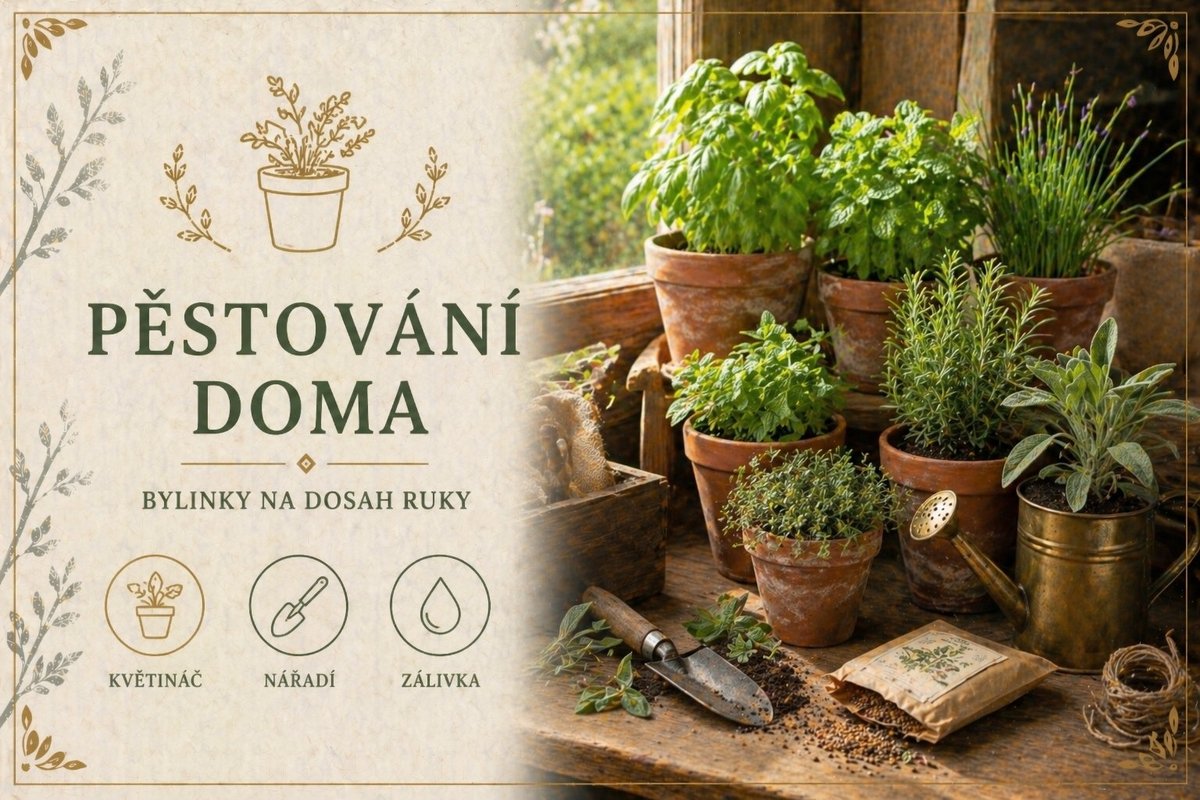 Domácí pěstování bylin, rostlin