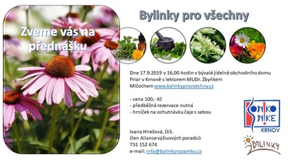 Bylinková přednáška Krnov 2019