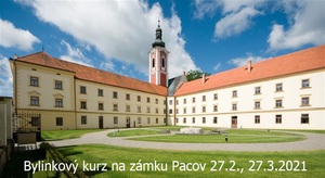 Bylinkový kurz zámek Pacov 27.2. a 27.3.2021