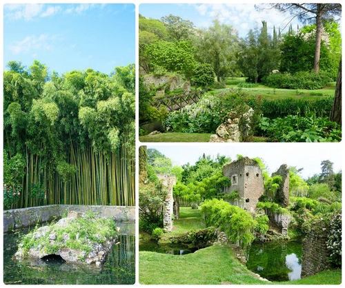 zahrada giardini di ninfa u rima italie fotografie informace 5