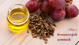 Olej z hroznových semínek hroznový olej účinky na zdraví použití využití