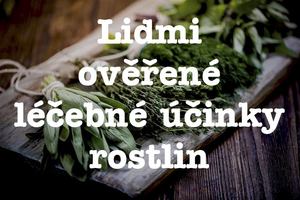 Léčivé účinky rostlin lidmi ověřené